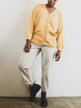 Load image into Gallery viewer, The creamy yellow knit jacket
