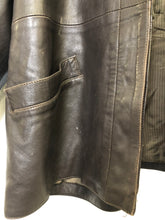 Load image into Gallery viewer, The 80s coffee brown leather jacket
