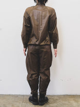 Load image into Gallery viewer, The 80s shiny mud pants suit
