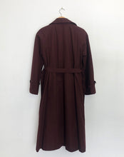 Load image into Gallery viewer, The wine red 2-way trenchcoat
