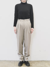 Load image into Gallery viewer, The beige high waist slacks
