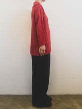 Load image into Gallery viewer, The red vintage silk blouse
