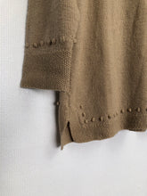 Load image into Gallery viewer, Beige oversized wool cardigan
