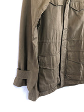 Load image into Gallery viewer, 50s M47 khaki green jacket, herringbone pattern!
