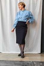 Load image into Gallery viewer, The navy blue vintage skirt
