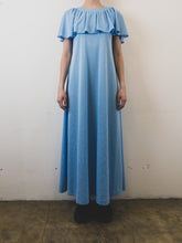 Load image into Gallery viewer, The 70s sky blue maxi one-piece
