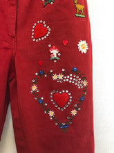 Load image into Gallery viewer, The playful red denim pants
