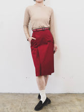 Load image into Gallery viewer, The 70s vintage red designer skirt
