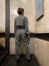 Load image into Gallery viewer, The 80s UK grey top/pants set
