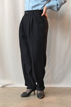 Load image into Gallery viewer, The pleated high waist navy pants
