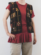 Load image into Gallery viewer, The ethnic vest w/ small mirrors
