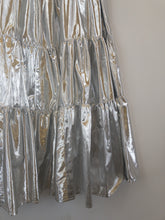 Load image into Gallery viewer, The Victorian like skirt in Sci-Fi silver
