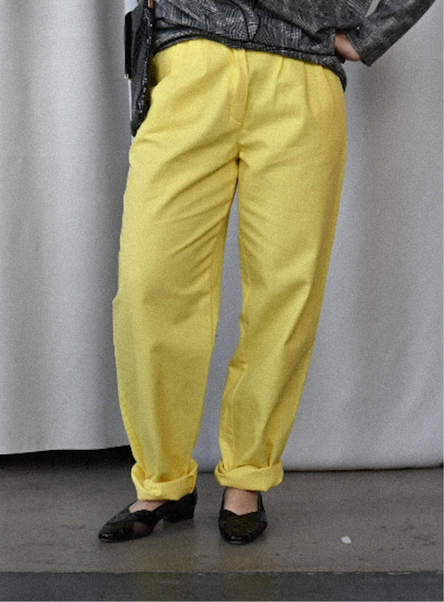 The yellow pants