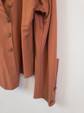 Load image into Gallery viewer, The 80s terra cotta blazer jacket
