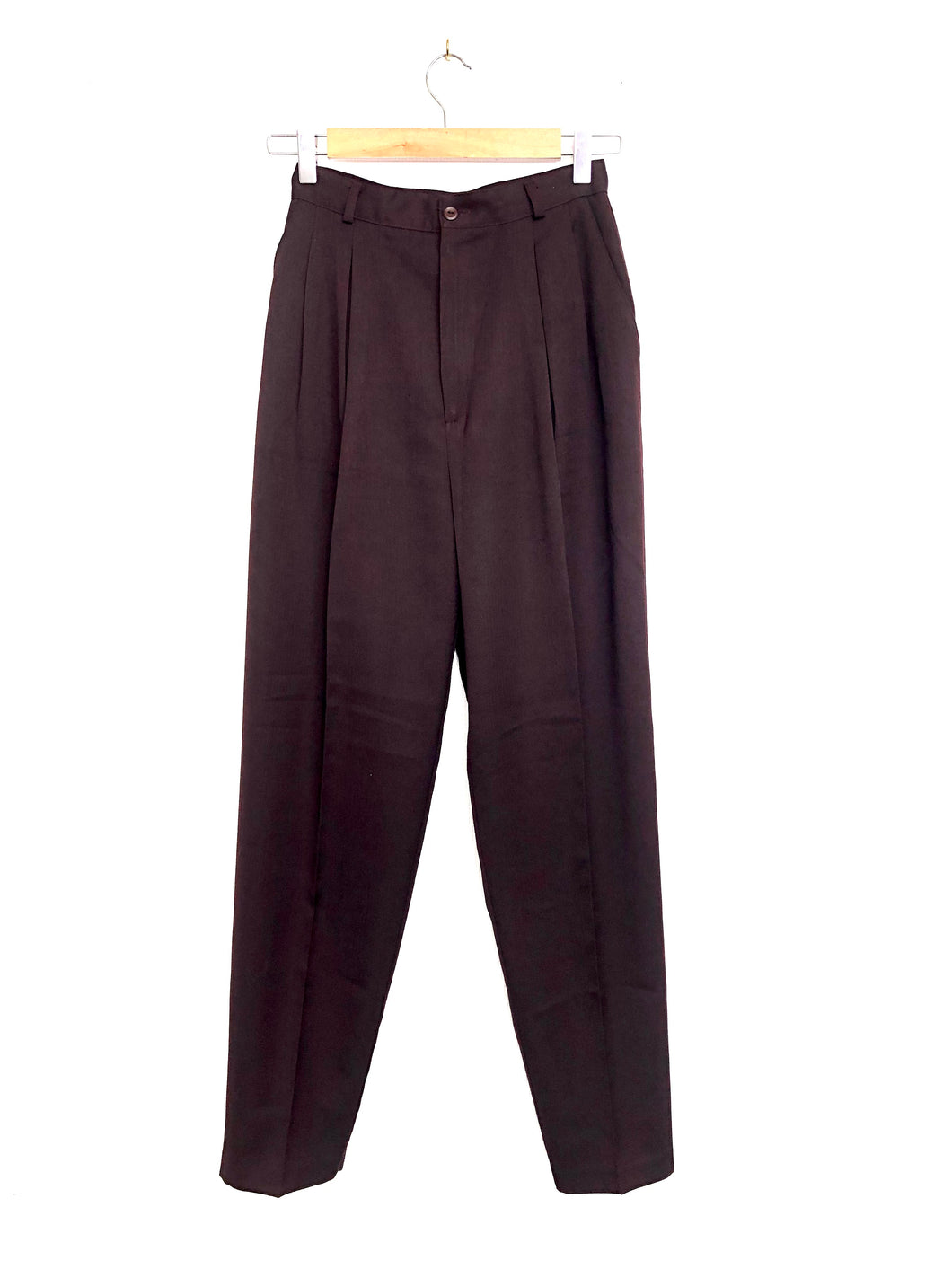 The 90s vintage high waist tapered trousers