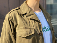 Load image into Gallery viewer, 50s M47 khaki green jacket, herringbone pattern!
