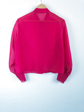 Load image into Gallery viewer, The pink transparent blouse
