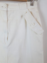 Load image into Gallery viewer, The white denim skirt with pockets
