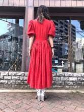 Load image into Gallery viewer, The red Trachten linen dress
