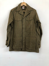 Load image into Gallery viewer, 50s M47 khaki green jacket, herringbone pattern!
