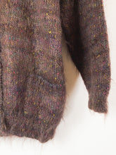 Load image into Gallery viewer, Mohair mix modern vintage cardigan
