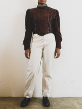 Load image into Gallery viewer, The 80s chocolate brown suede jacket
