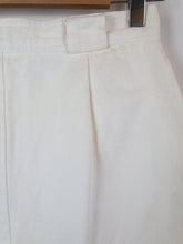 Load image into Gallery viewer, The white denim skirt with pockets
