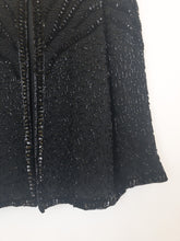 Load image into Gallery viewer, The black sequin &amp; beads jacket
