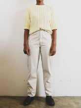 Load image into Gallery viewer, The pastel yellow 90s knit sweater
