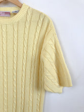 Load image into Gallery viewer, The pastel yellow 90s knit sweater
