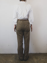 Load image into Gallery viewer, The khaki linen mix pants
