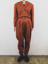 Load image into Gallery viewer, The 80s terra cotta jacket/pants set
