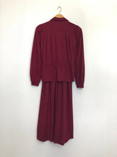 Load image into Gallery viewer, The 70s maroon dress
