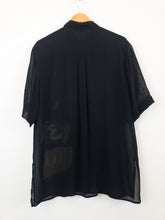 Load image into Gallery viewer, The black transparent blouse
