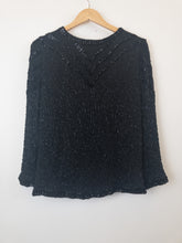 Load image into Gallery viewer, The black sequin &amp; beads jacket
