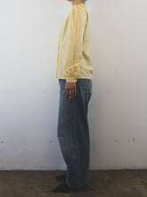 Load image into Gallery viewer, The pastel yellow vintage blouse
