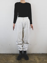 Load image into Gallery viewer, The 80s white vintage pants
