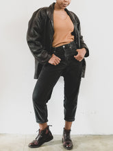 Load image into Gallery viewer, The 80s coffee brown leather jacket
