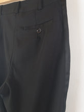 Load image into Gallery viewer, The black slacks with shiny side stripe
