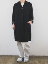 Load image into Gallery viewer, The long black Swedish linen jacket
