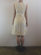 Load image into Gallery viewer, The 60s pastel yellow dress with belt
