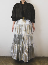 Load image into Gallery viewer, The Victorian like skirt in Sci-Fi silver
