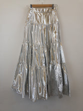 Load image into Gallery viewer, The Victorian like skirt in Sci-Fi silver
