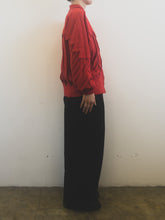 Load image into Gallery viewer, The zig zag red silk jacket
