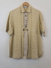 Load image into Gallery viewer, The yellow beige unisex linen shirt
