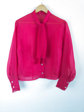 Load image into Gallery viewer, The pink transparent blouse
