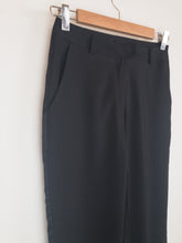 Load image into Gallery viewer, The black slacks with shiny side stripe
