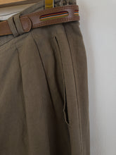 Load image into Gallery viewer, The khaki linen mix pants
