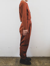 Load image into Gallery viewer, The 80s terra cotta jacket/pants set
