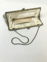 Load image into Gallery viewer, The small vintage silver glitter purse
